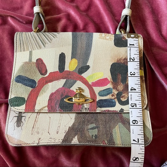 *SOLD* VIVIENNE WESTWOOD • RARE AUTHENTIC GENUINE LEATHER FLORA & FAUNA HANDBAG - Picture 13 of 16